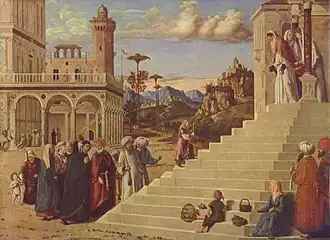 Présentation de la Vierge au Temple, v. 1495-1497Cima da Conegliano