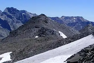 Vue de la face ouest depuis la pointe de Paumont.