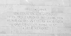 Cimetière américain d'Épinal.