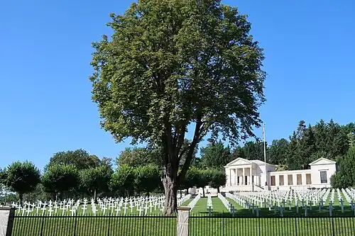 Cimetière américain.
