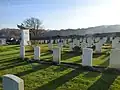 Vue du cimetière chinois de Saint-Étienne-au-Mont.