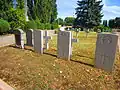Tombes Britanniques cimetière militaire de Thionville.