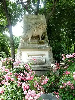 Tombe du chien Barry.