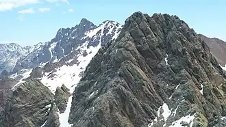 Monte Cinto (à gauche).