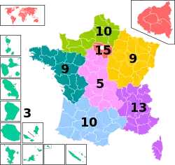 Circonscriptions françaises aux élections européennes de 2004 à 2014
