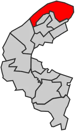 La première circonscription en 1986.