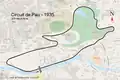 Illustration du Circuit de Pau-Ville en 1935.