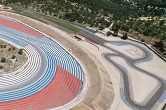 Le parcours « Écoconduite » de la Piste École du Driving Center.