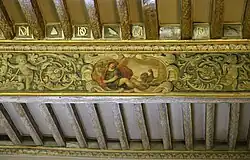 Ciron : plafond à la française.