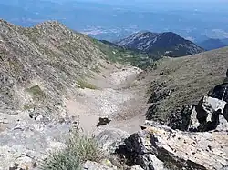Vallée érodée par la glaciation - bassine versant de la Llitera, Massif du Canigou.