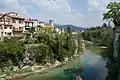 Le Natisone vu du Ponte del Diavolo à Cividale del Friuli.