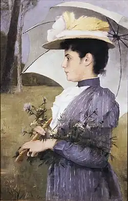 Étude de femme,Musée d'Art et d'Histoire Paul-Éluard.