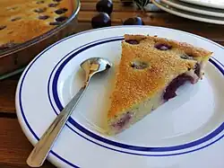 Le clafoutis.
