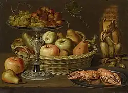 Nature morte avec tazza&nbsp;(en) en vermeil, 1613.