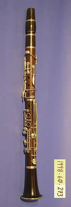 Clarinette en Ut (ca 1900).