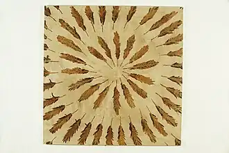 Sans titre, excrément et sang sur toile, 150x150cm, 2002