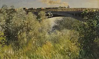 Claude Monet, Le pont de Chatou, 1875.