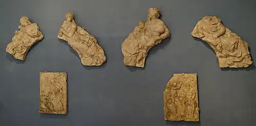 Domenico del Barbieri, fragments du tombeau de Claude de Lorraine.