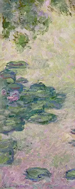 "Nymphéas (fragment)" (c. 1912) de Claude Monet
