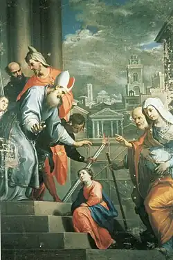 Présentation de Marie au Temple de Claudio Ridolfi