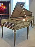 Le clavecin Érard.Musikinstrumenten Museum, Berlin.