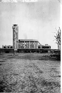 La gare de Brest en 1944.