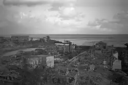 Le port en 1944.