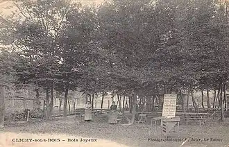 La guinguette du Bois Joyeux.