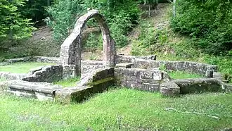 Ruines de l'hermitage Kapellenbogen.