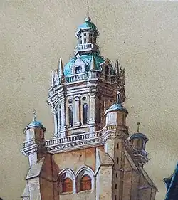 Clocher de Notre-Dame de Dole (1596), par Hugues Sambin.