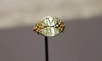 Bague d'Ingonde, épousée vers 516.