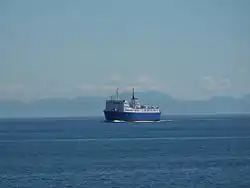 Le Camille-Marcoux sur le fleuve Saint-Laurent