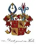 Armoiries de la famille von Dewitz dits von Krebs