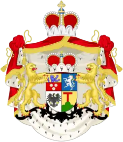Blason alternatif du prince de Prusse Henckel von Donnersmarck 1901.