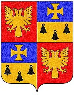 Description de l'image Coa fam ITA arianiti comneno.jpg.