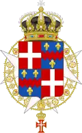 Fra' Angelo de Mojana di Cologna, grand maître de l'ordre souverain de Malte, le 3 juillet 1987