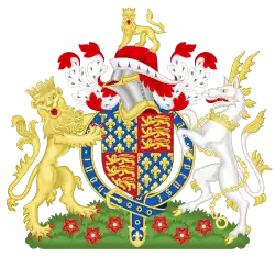 Armes du royaume d'Angleterre de 1399 à 1413.
