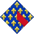 Blason de Jeanne de Bourbon, reine de France