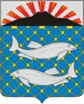 Blason de Raïon de Ioujno-Kourilsk