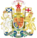 Armoiries du roi George IV (en Écosse).