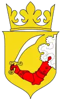 Les armoiries du Condominium  de Bosnie-Herzégovine (Autriche-Hongrie).