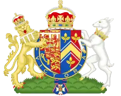 Armoiries en tant que princesse de Galles.