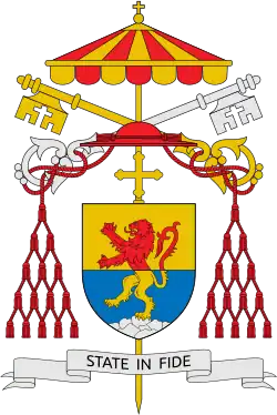 Armoiries du camerlingue Farrell pendant la vacance