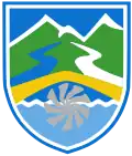 Blason de Mavrovo i Rostuše