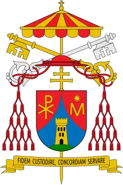 Armoiries du camerlingue Bertone pendant la vacance