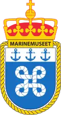 Blason du Musée de la marine royale norvégienne.