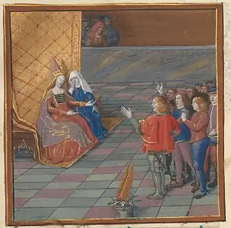 Cœur devant Mercy (f. 129v).