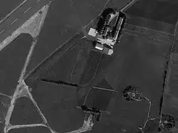 Partie civile de la base militaire de Cognac (aéroport de Cognac) en 1973.