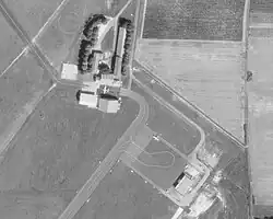 Partie civile de la base militaire de Cognac (aéroport de Cognac) en 1978.