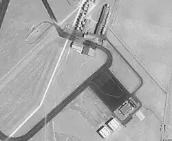 Partie civile de la base militaire de Cognac (aéroport de Cognac) en 1991.